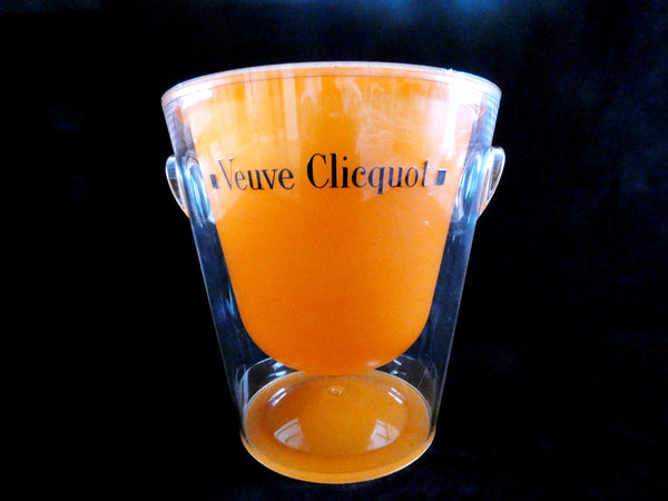 Veuve Clicquot Ponsardin Champagne Ice Bucket Transparent and Orange V Clicquot Acrylic Cooler VCP Decor Accessories