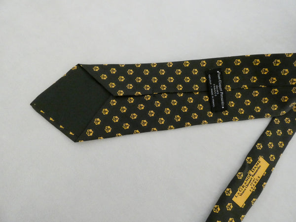 Veuve Clicquot Ponsardin Silk Tie, VCP Accessories Silk Necktie La Grande Dame, Reims, France, Veuve Clicquot Label, Gift for Him