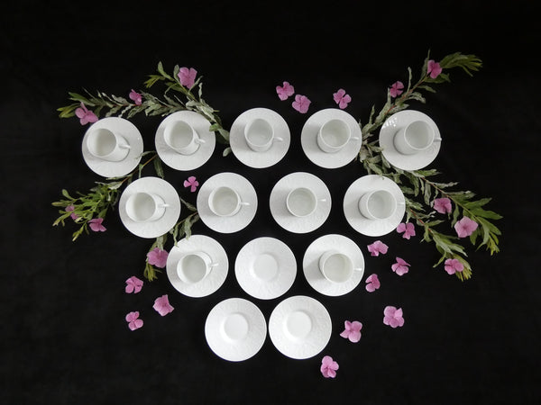 Haviland Limoges set, Haviland Limoges France demitasse cup & saucer, French coffee set, Limoges coffee set  H789