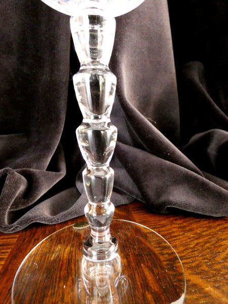 VAL St LAMBERT Crystal, Belgian Crystal Wine Glass, Crystal Stemware, Val St Lambert Belgium, Vintage Crystal Glass