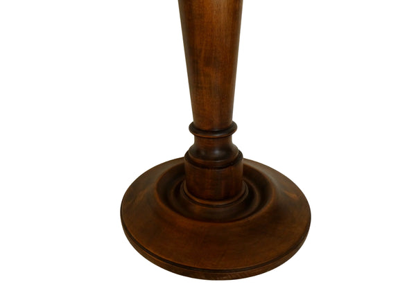 1930 Solid French Plant Stand Antique Barley Plinth Carved Mahogany Statue Pedestal Vintage Display