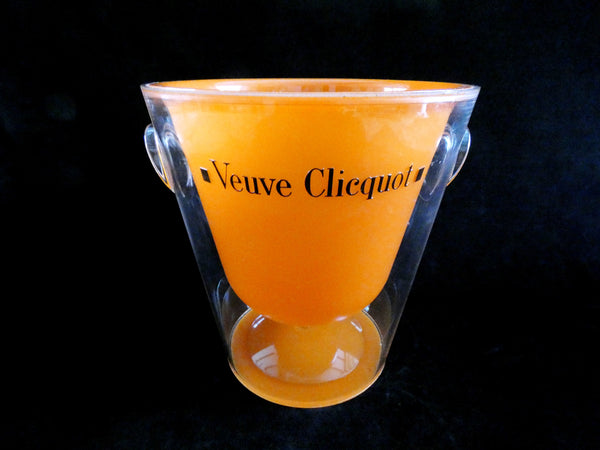 Veuve Clicquot Ponsardin Champagne Ice Bucket Transparent and Orange V Clicquot Acrylic Cooler VCP Decor Accessories