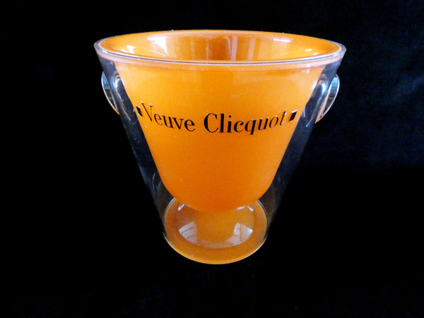 Veuve Clicquot Ponsardin Champagne Ice Bucket Transparent and Orange V Clicquot Acrylic Cooler VCP Decor Accessories