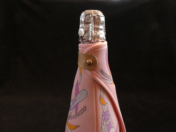 Veuve Clicquot Ponsardin Pink Ice Jacket, Veuve Clicquot Bottle Sleeve, VCP Travel Case, Bag Bottle Holder Pink Ice Cooler