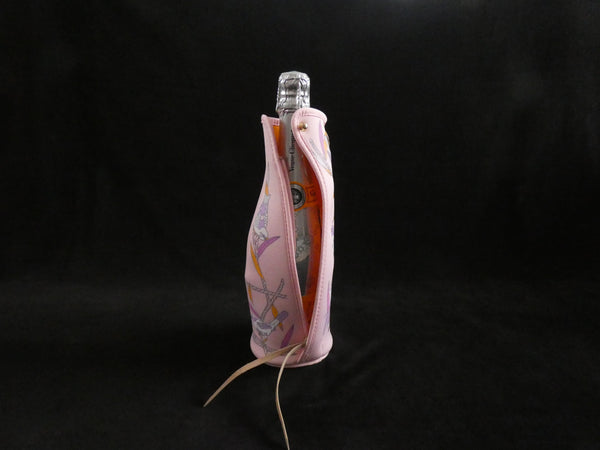 Veuve Clicquot Ponsardin Pink Ice Jacket, Veuve Clicquot Bottle Sleeve, VCP Travel Case, Bag Bottle Holder Pink Ice Cooler