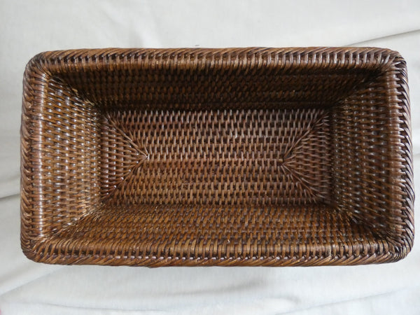 Vintage Rattan Baskets, Woven rattan basket set, Natural Wicker Baskets, Vintage Boho Basket,