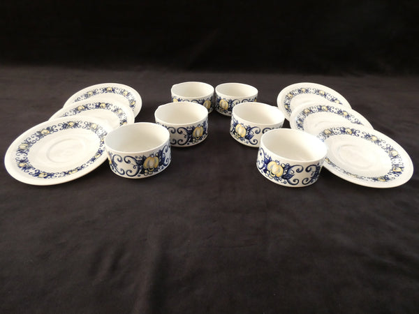 Villeroy and Boch "Cadiz" Coffee Set, Villeroy and Boch Cadiz Cups & Saucers