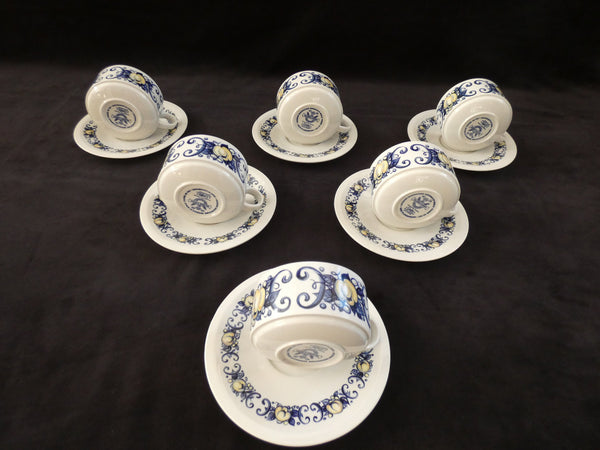 Villeroy and Boch "Cadiz" Coffee Set, Villeroy and Boch Cadiz Cups & Saucers