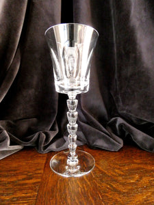 VAL St LAMBERT Crystal, Belgian Crystal Wine Glass, Crystal Stemware, Val St Lambert Belgium, Vintage Crystal Glass