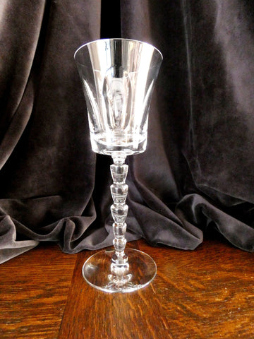 VAL St LAMBERT Crystal, Belgian Crystal Wine Glass, Crystal Stemware, Val St Lambert Belgium, Vintage Crystal Glass