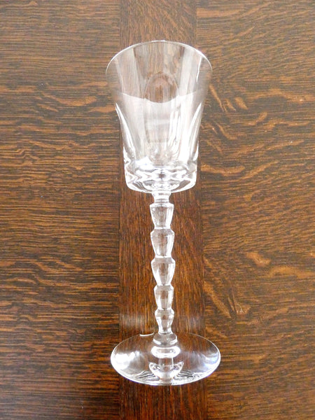 VAL St LAMBERT Crystal, Belgian Crystal Wine Glass, Crystal Stemware, Val St Lambert Belgium, Vintage Crystal Glass