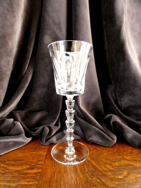 VAL St LAMBERT Crystal, Belgian Crystal Wine Glass, Crystal Stemware, Val St Lambert Belgium, Vintage Crystal Glass