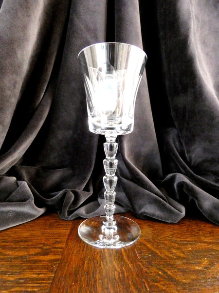 VAL St LAMBERT Crystal, Belgian Crystal Wine Glass, Crystal Stemware, Val St Lambert Belgium, Vintage Crystal Glass