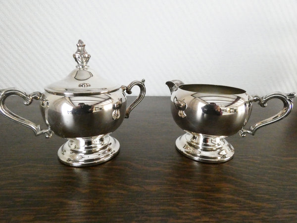 Silver Plated Tea Service  by International Silver Company, Vintage Silver Plated Tea Set Coffee Service, 50s