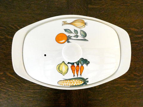 Villeroy & Boch Primabella Casserole Dish, Tureen, Oven-resistant casserole with lid, 1960s, Collectors Villeroy and Boch, Retro Dishes