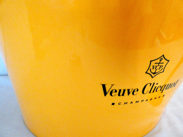 Veuve Clicquot Magnum Champagne Ice Bucket French Acrylic Veuve Clicquot Double Magnum Champagne Cooler With 2 VCP Glasses