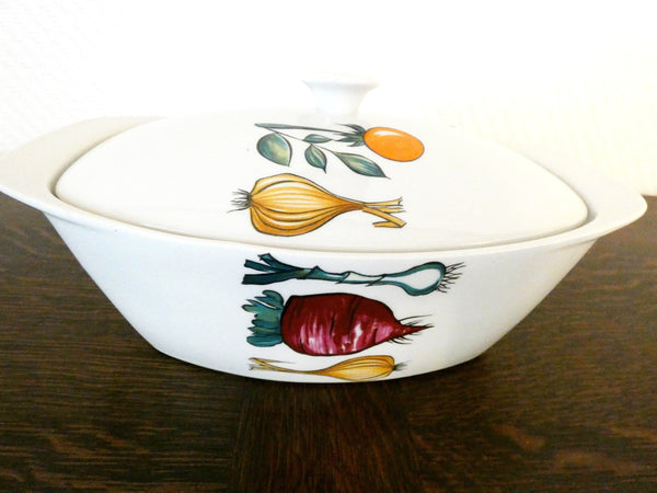 Villeroy & Boch Primabella Casserole Dish, Tureen, Oven-resistant casserole with lid, 1960s, Collectors Villeroy and Boch, Retro Dishes