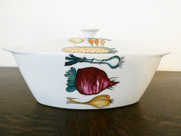 Villeroy & Boch Primabella Casserole Dish, Tureen, Oven-resistant casserole with lid, 1960s, Collectors Villeroy and Boch, Retro Dishes